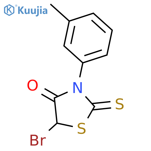 4-THIAZOLIDINONE, 5-BROMO-3-(3-METHYLPHENYL)-2-THIOXO- structure