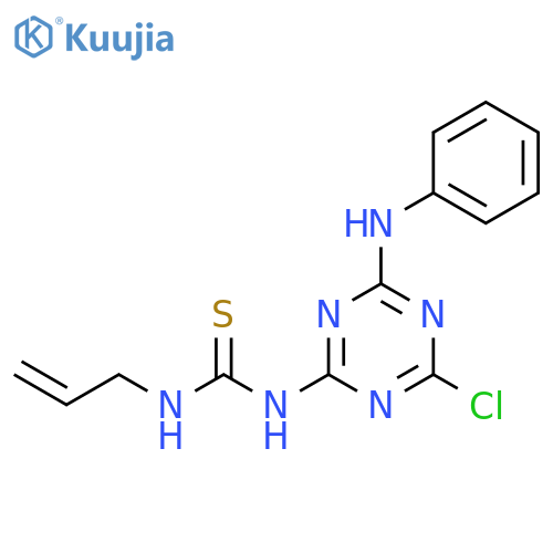 Thiourea, N-[4-chloro-6-(phenylamino)-1,3,5-triazin-2-yl]-N'-2-propenyl- structure