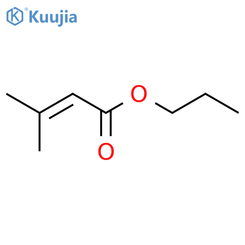 3-Methyl-2-butenoic acid, propyl ester structure