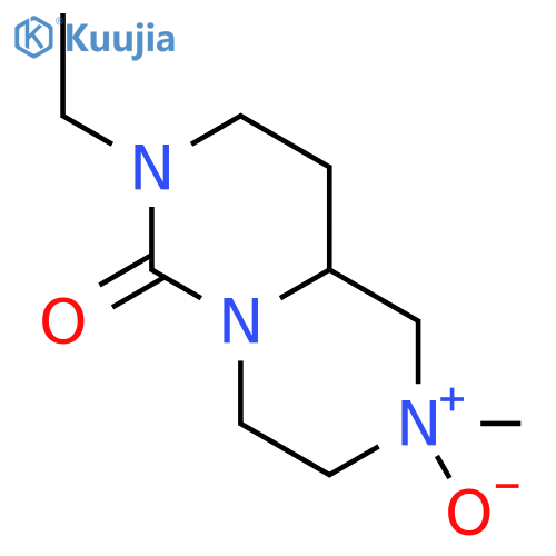 6H-Pyrazino[1,2-c]pyrimidin-6-one,7-ethyloctahydro-2-methyl-, 2-oxide structure