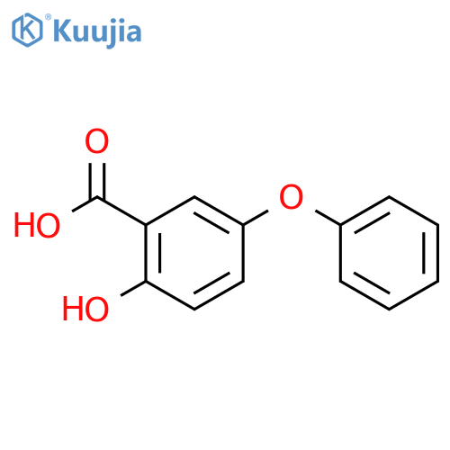2-Hydroxy-5-phenoxybenzoic Acid structure