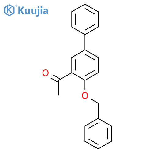 Ethanone, 1-[4-(phenylmethoxy)[1,1'-biphenyl]-3-yl]- structure