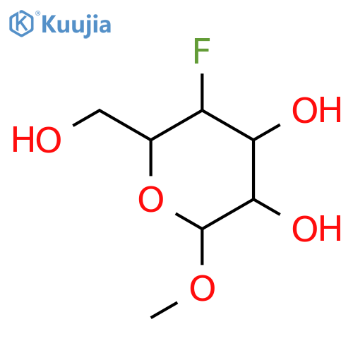Methyl 4-Deoxy-4-fluoro-a-D-glucose structure