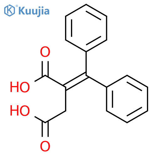 2-benzhydrylidenebutanedioic Acid structure