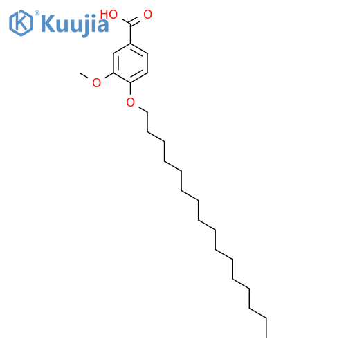 Benzoic acid, 4-(hexadecyloxy)-3-methoxy- structure