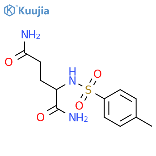 Pentanediamide, 2-[[(4-methylphenyl)sulfonyl]amino]- structure