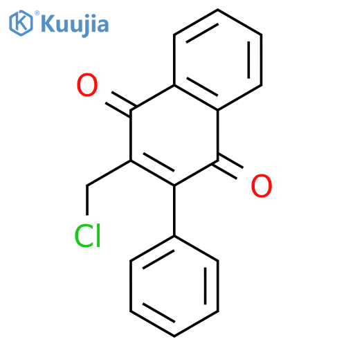 1,4-NAPHTHALENEDIONE, 2-(CHLOROMETHYL)-3-PHENYL- structure