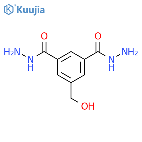 1,3-Benzenedicarboxylic acid, 5-(hydroxymethyl)-, dihydrazide structure