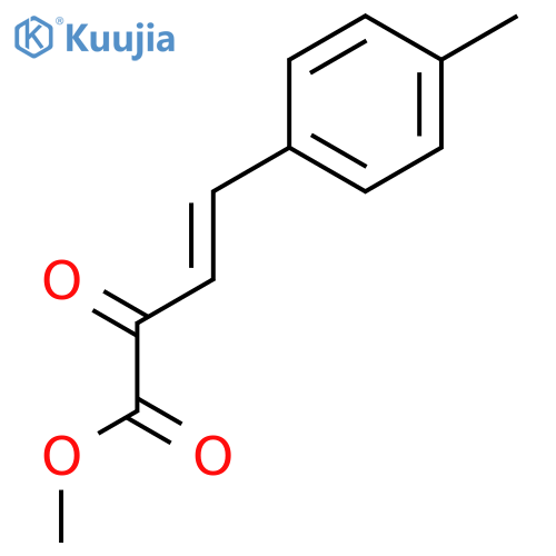 3-Butenoic acid, 4-(4-methylphenyl)-2-oxo-, methyl ester, (3E)- structure