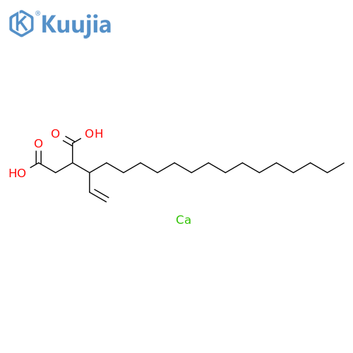 Butanedioic acid, 2-(1-ethenylhexadecyl)-, calcium salt (1:1) structure