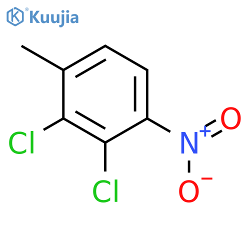 BENZENE, 2,3-DICHLORO-1-METHYL-4-NITRO- structure