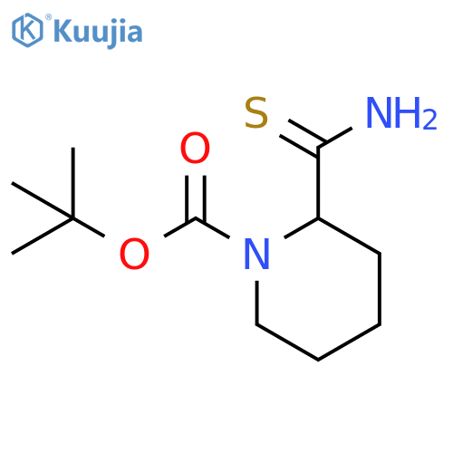 tert-Butyl 2-carbamothioylpiperidine-1-carboxylate structure