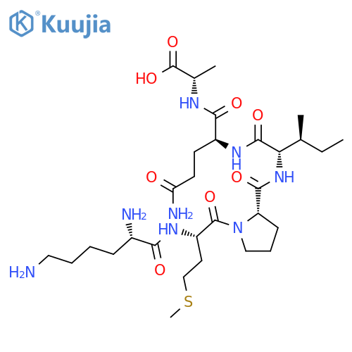 L-ALANINE, L-LYSYL-L-METHIONYL-L-PROLYL-L-ISOLEUCYL-L-GLUTAMINYL- structure
