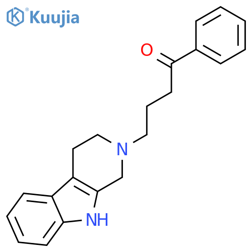 1-BUTANONE, 1-PHENYL-4-(1,3,4,9-TETRAHYDRO-2H-PYRIDO[3,4-B]INDOL-2-YL)- structure
