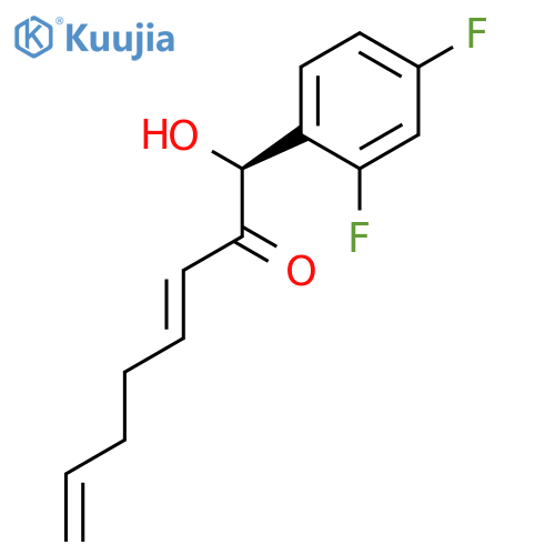 3,7-OCTADIEN-2-ONE, 1-(2,4-DIFLUOROPHENYL)-1-HYDROXY-, (1S)- structure