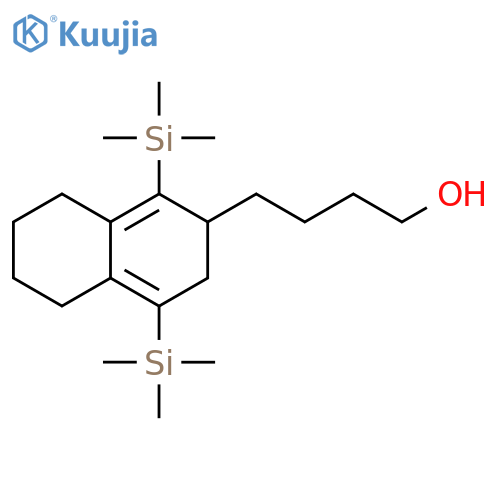 2-Naphthalenebutanol, 2,3,5,6,7,8-hexahydro-1,4-bis(trimethylsilyl)- structure