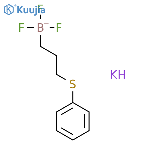 POTASSIUM 3-(PHENYLTHIO)PROPYLTRIFLUOROBORATE structure