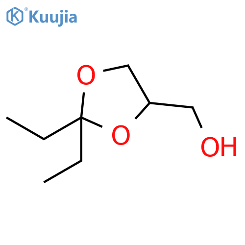 (2,2-diethyl-1,3-dioxolan-4-yl)methanol structure