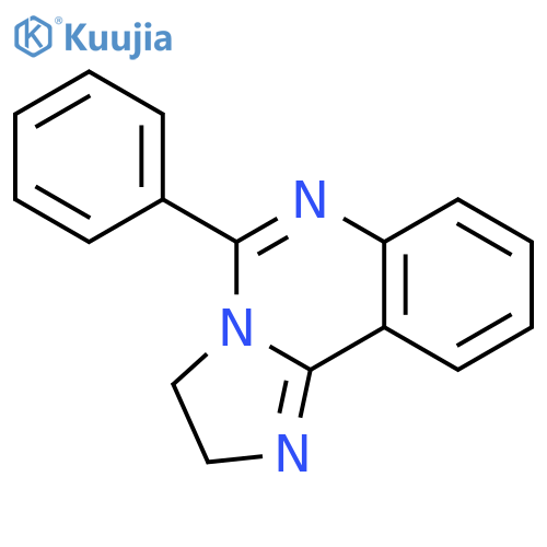 Imidazo[1,2-c]quinazoline, 2,3-dihydro-5-phenyl- structure