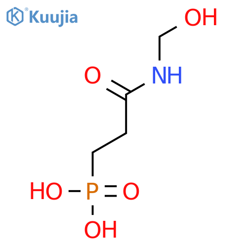 PHOSPHONIC ACID, [3-[(HYDROXYMETHYL)AMINO]-3-OXOPROPYL]- structure