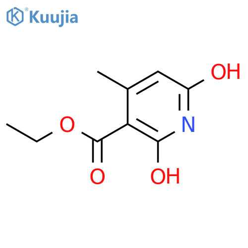 Ethyl 2,6-dihydroxy-4-methylnicotinate structure