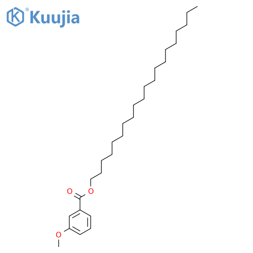 Benzoic acid, 3-methoxy-, eicosyl ester structure