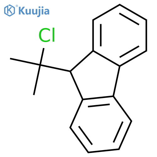 9H-FLUORENE, 9-(1-CHLORO-1-METHYLETHYL)- structure