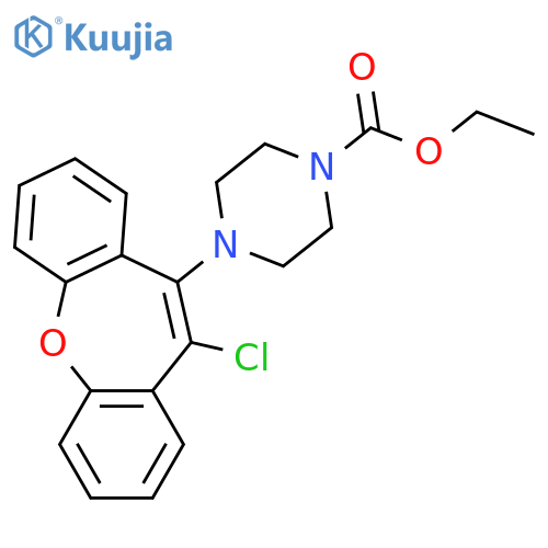 ethyl 4-(11-chlorodibenzo[b,f]oxepin-10-yl)piperazine-1-carboxylate structure