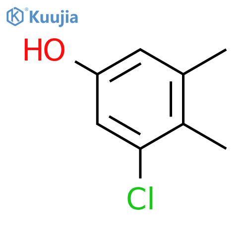Phenol, 3-chloro-4,5-dimethyl- structure