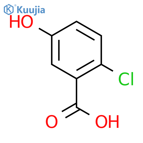 2-Chloro-5-hydroxybenzoic acid structure