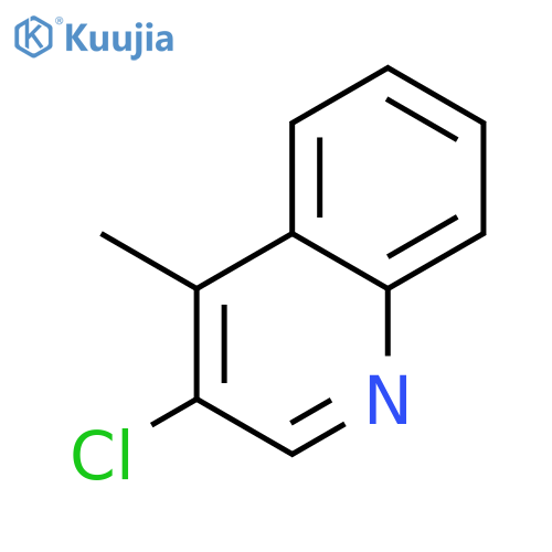 Quinoline,3-chloro-4-methyl- structure