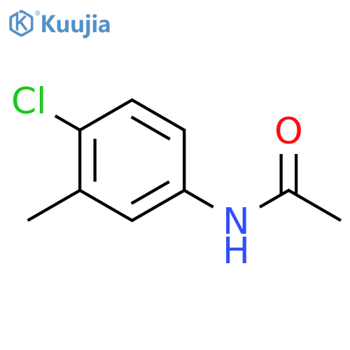 Acetamide, N-(4-chloro-3-methylphenyl)- structure