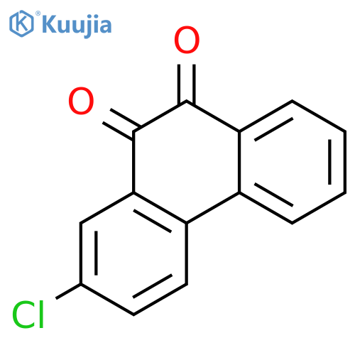 2-chlorophenanthrene-9,10-dione structure