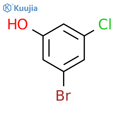 3-Bromo-5-chlorophenol structure