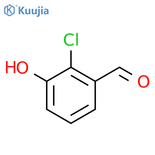 2-chloro-3-hydroxy-Benzaldehyde structure
