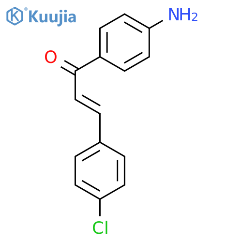2-Propen-1-one, 1-(4-aminophenyl)-3-(4-chlorophenyl)-, (2E)- structure
