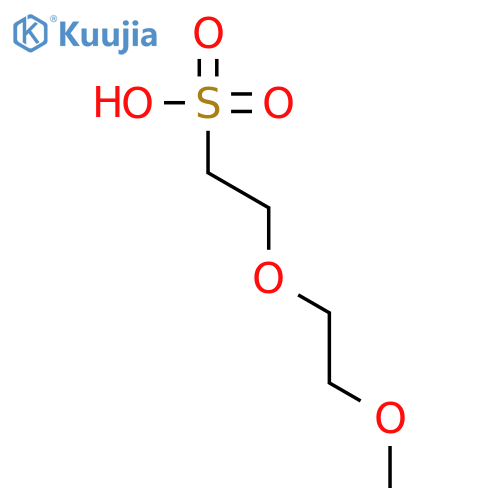Ethanesulfonic acid, 2-(2-methoxyethoxy)- structure