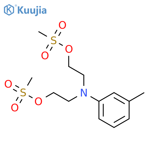 Ethanol,2,2'-[(3-methylphenyl)imino]bis-, dimethanesulfonate (ester) (9CI) structure