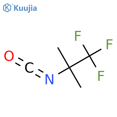 1,1,1-trifluoro-2-isocyanato-2-methylpropane structure