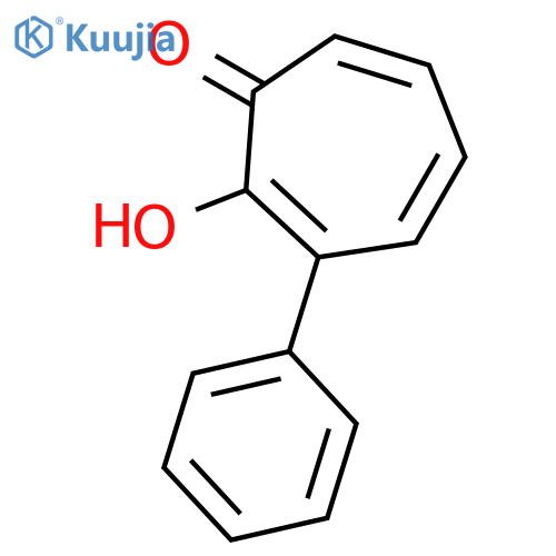 2,4,6-Cycloheptatrien-1-one, 2-hydroxy-3-phenyl- structure
