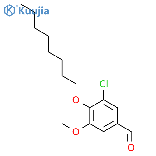 Benzaldehyde, 3-chloro-5-methoxy-4-(octyloxy)- structure