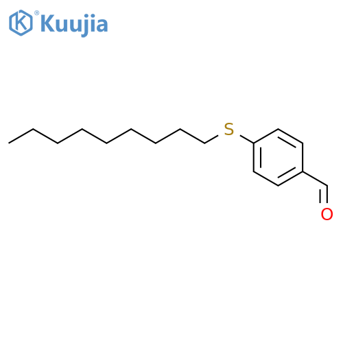 Benzaldehyde, 4-(nonylthio)- structure