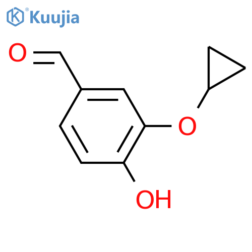 3-Cyclopropoxy-4-hydroxybenzaldehyde structure