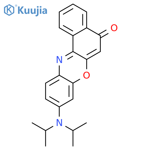 5H-BENZO[A]PHENOXAZIN-5-ONE, 9-[BIS(1-METHYLETHYL)AMINO]- structure