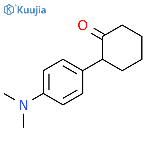 Cyclohexanone, 2-[4-(dimethylamino)phenyl]- structure