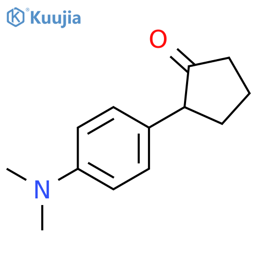 Cyclopentanone, 2-[4-(dimethylamino)phenyl]- structure