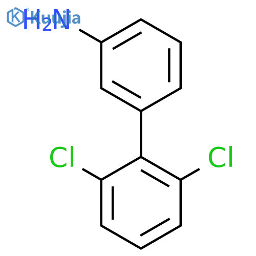 [1,1'-BIPHENYL]-3-AMINE, 2',6'-DICHLORO- structure