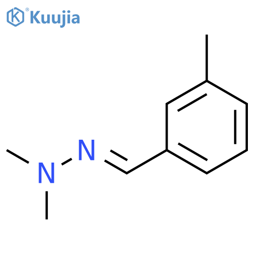 BENZALDEHYDE, 3-METHYL-, DIMETHYLHYDRAZONE structure
