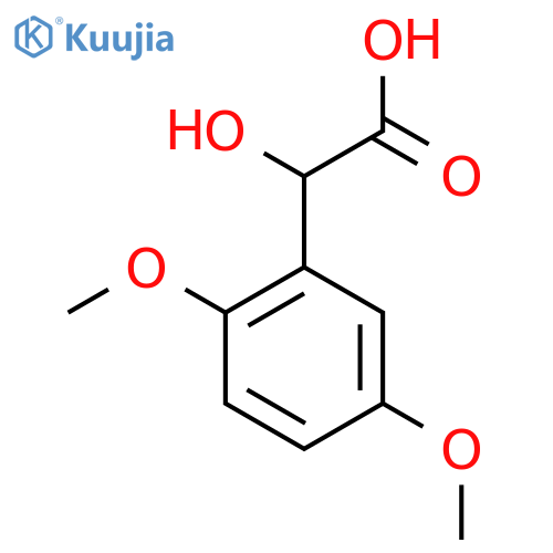 2-(2,5-Dimethoxyphenyl)-2-hydroxyacetic acid structure