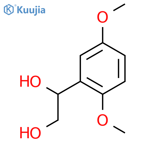 1-(2,5-dimethoxyphenyl)ethane-1,2-diol structure